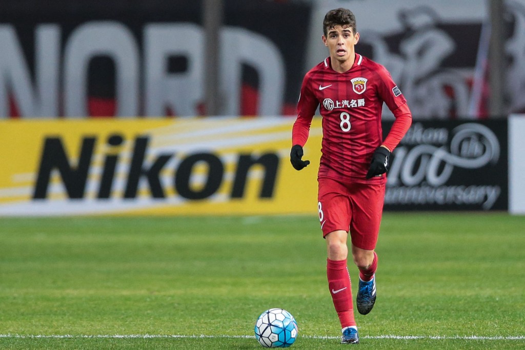 奥斯卡曾以6000万转会上海上港。AFP 奥斯卡曾以6000万转会上海上港。AFP