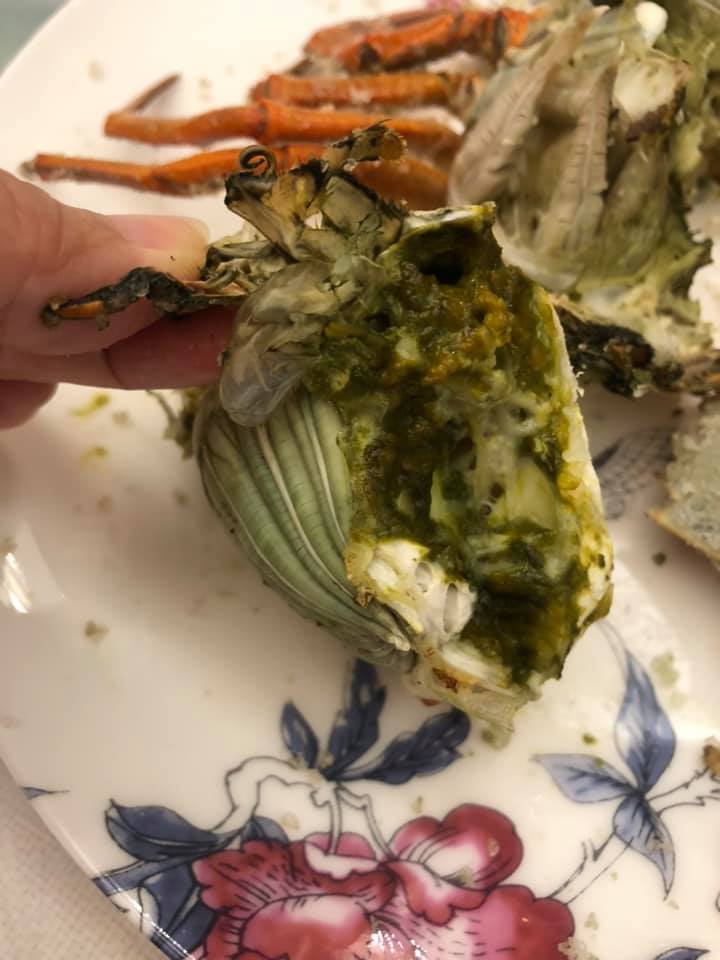 網民認為購買的蟹有問題。網民Winnie Yeung圖片