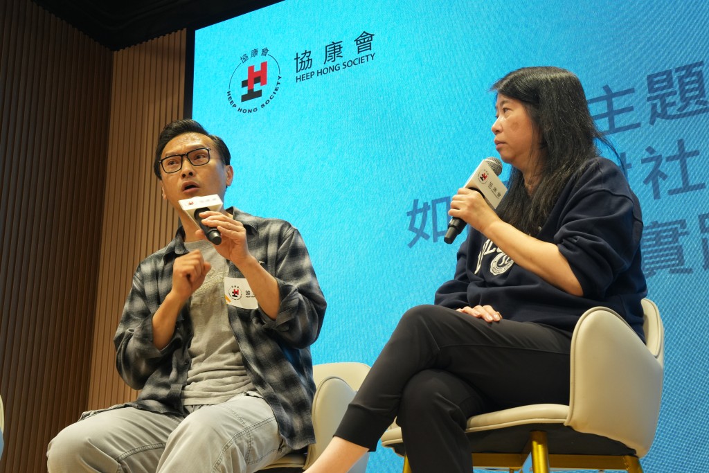 陳錦鴻及太太杜雯惠在活動上細訴照顧自閉症兒子的心路歷程。