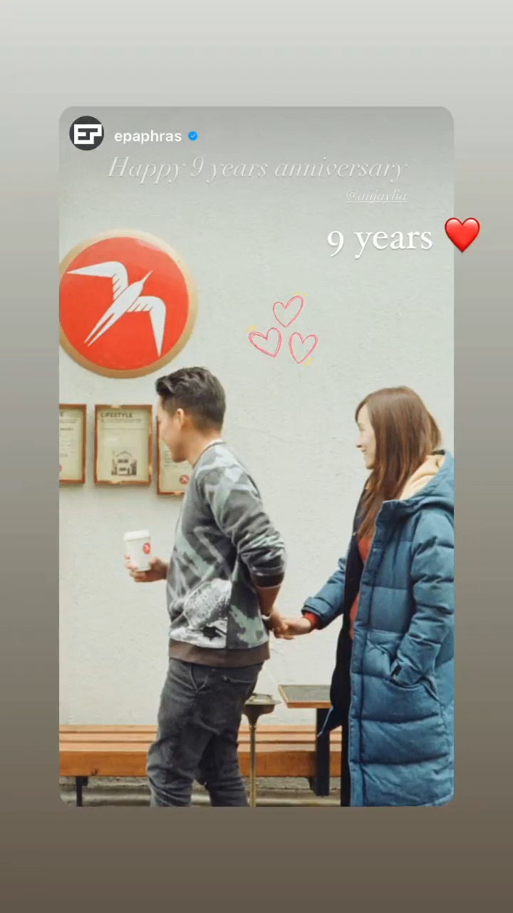 Anjaylia亦回憶與老公甜蜜片段。