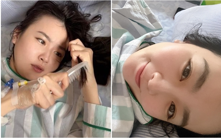 李蘊今日的情況有好轉，可以自己梳頭！