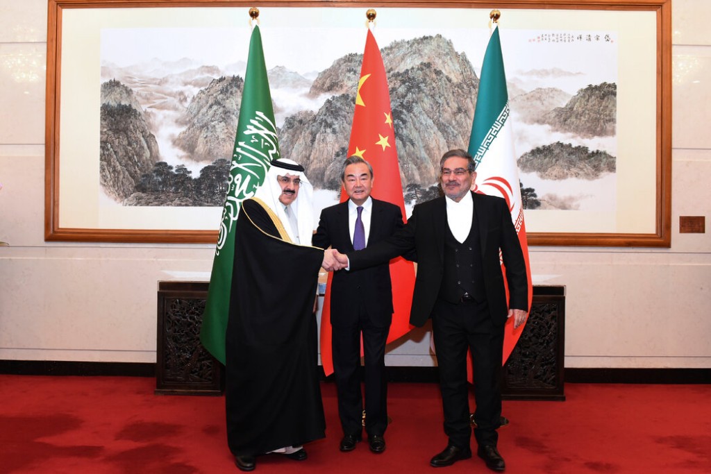 中国去年促成伊朗和沙特和解。
