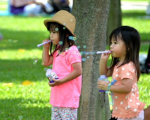 天文台錄今年最高氣溫34.1℃。資料圖片