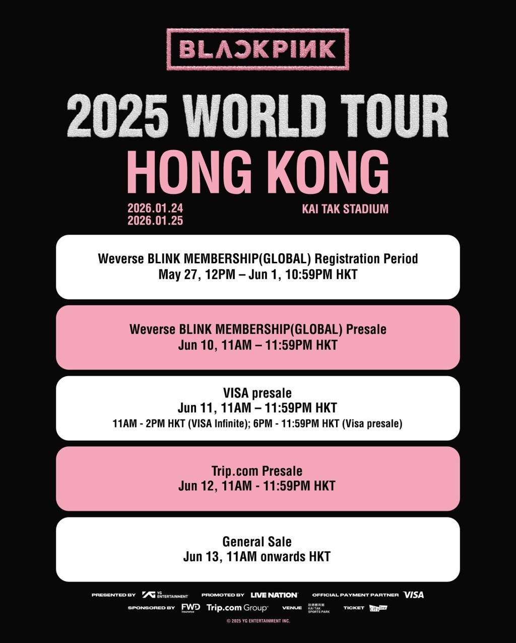 優先購票詳情。Live Nation HK FB 優先購票詳情。Live Nation HK FB