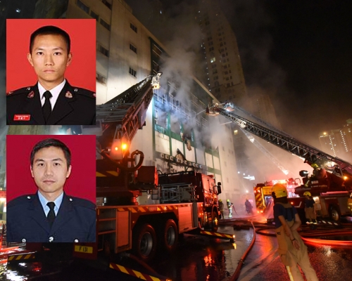 2016年牛头角淘大工业村时昌迷你仓四级大火致2名消防员殉职，死因研讯今续。资料图片