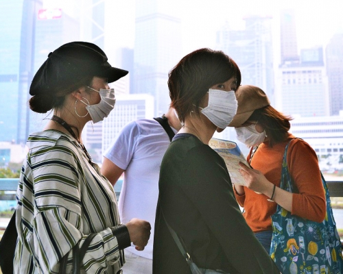 環保署空氣質素健康指數達到「甚高」水平。資料圖片
