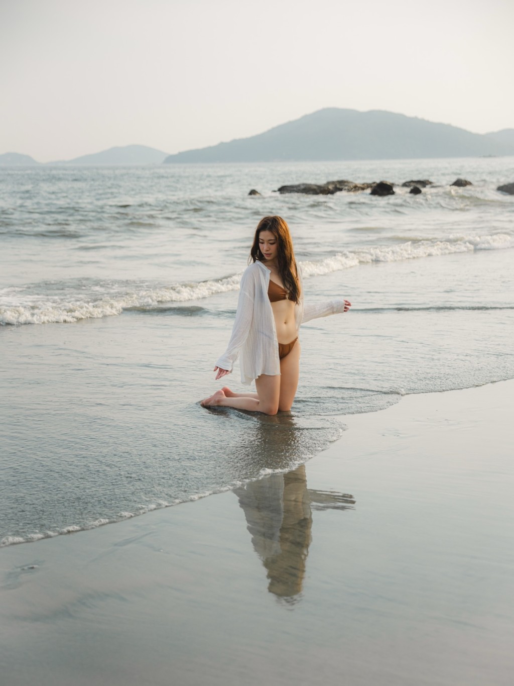 俞可程說若節目安排的話，在泳池或沙灘穿得性感也是正常，最重要是健康性感。