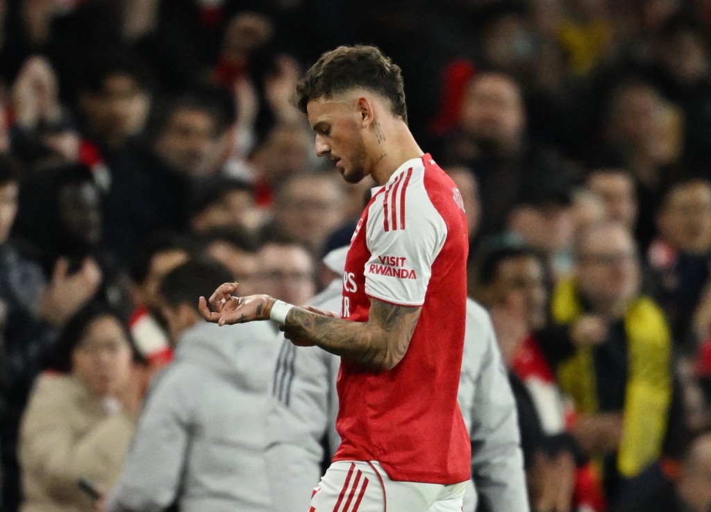 賓韋特成為阿仙奴近一季半以來，最易受傷的人。路透社