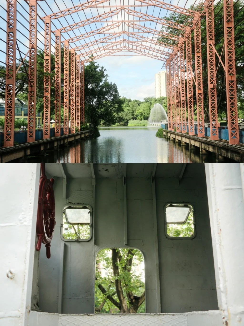 俞孔堅代表作品之一的廣東中山岐江公園。小紅書＠清晨我們在公園裡出海