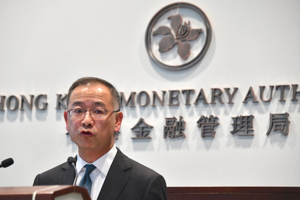 金管局總裁余偉文前日曾經發文，安撫市民無需擔心。資料圖片