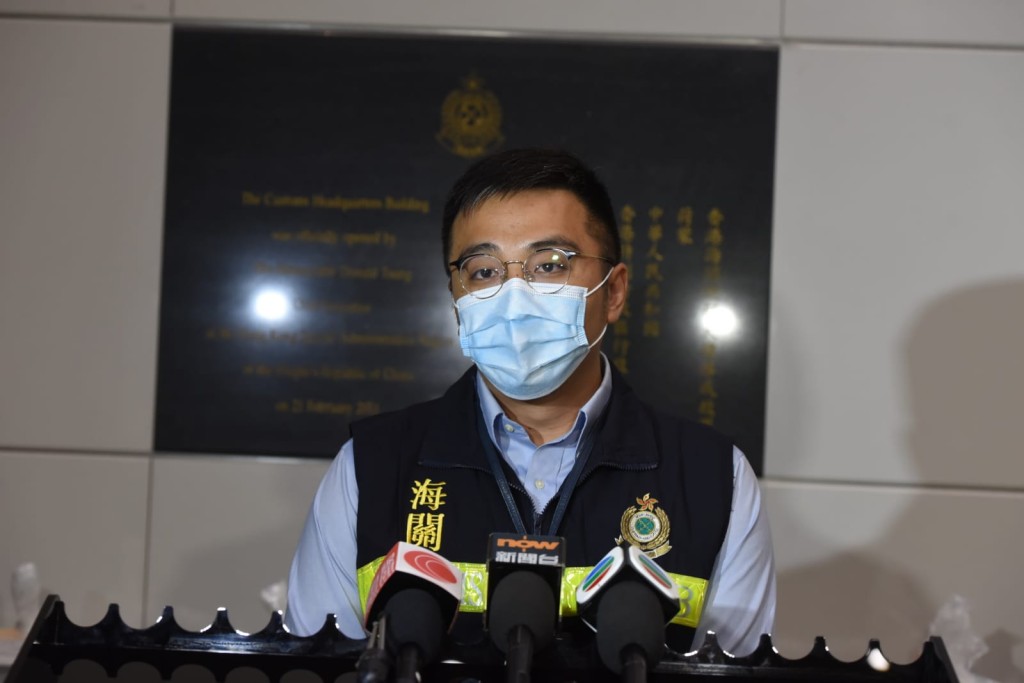 海關毒品調查科毒品調查第三組高級調查主任梁國威。