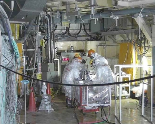 東電再次在福島第一核電站內進行調查。網圖