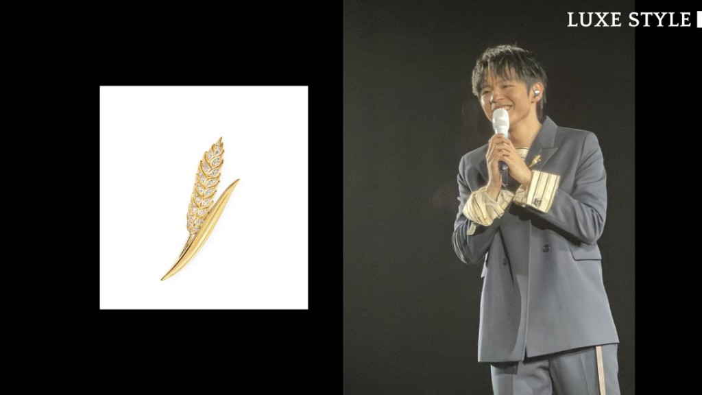 全新L’Épi de Blé de Chaumet 麥穗系列胸針。