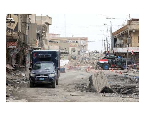 伊拉克空军对叙利亚边界附近地区发动空袭。路透社