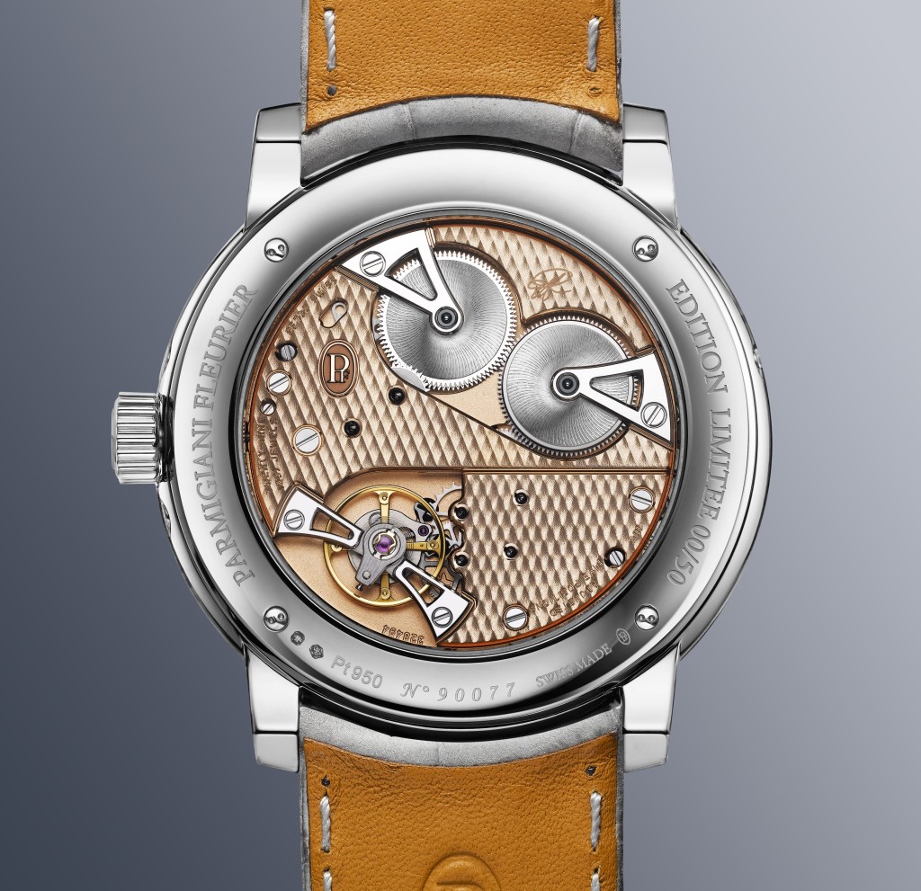 Parmigiani Toric Quantième Perpétuel,機芯:PF733手上鏈。 Parmigiani Toric Quantième Perpétuel,機芯:PF733手上鏈。