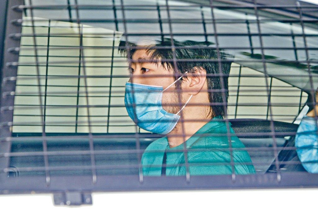 陳右津因確診新冠肺炎缺席聆訊。