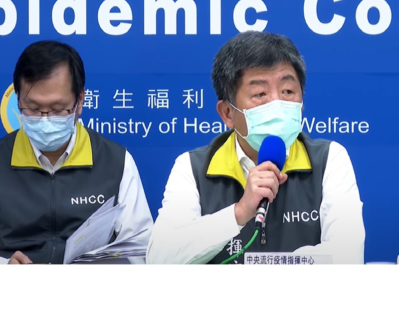 衛生福利部部長陳時中曾質疑,大陸生產的疫苗。網絡資料圖片