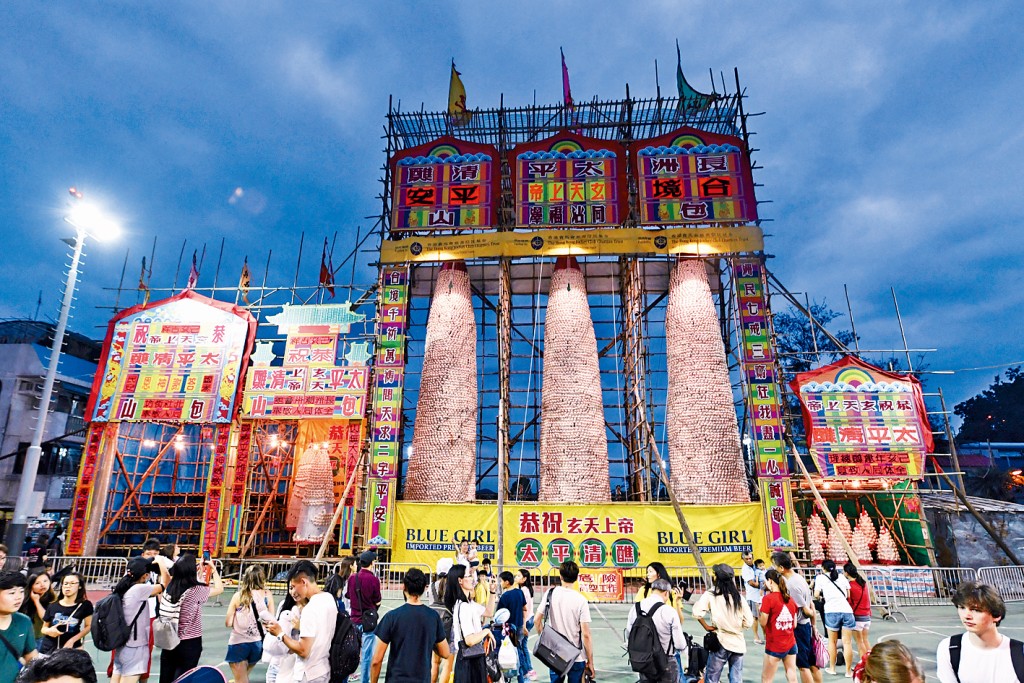 長洲太平清醮今年將再現真包山。