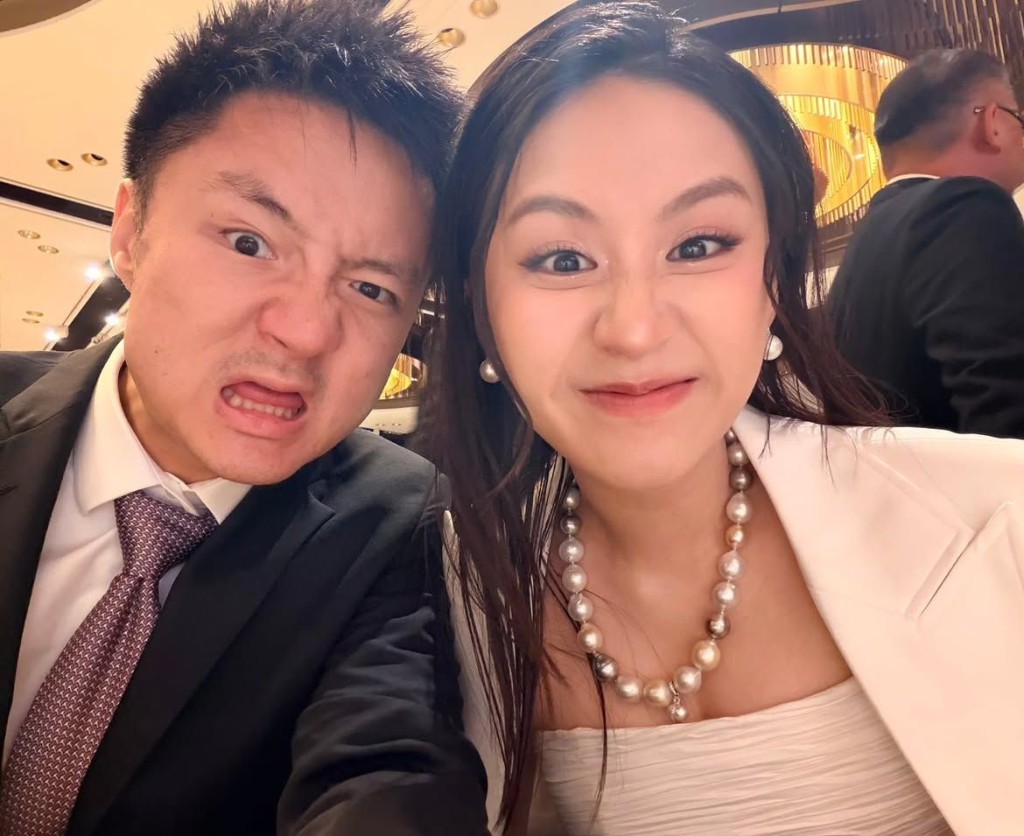 鍾培生與莊雅婷已開始向親友派薑醋。 鍾培生與莊雅婷已開始向親友派薑醋。