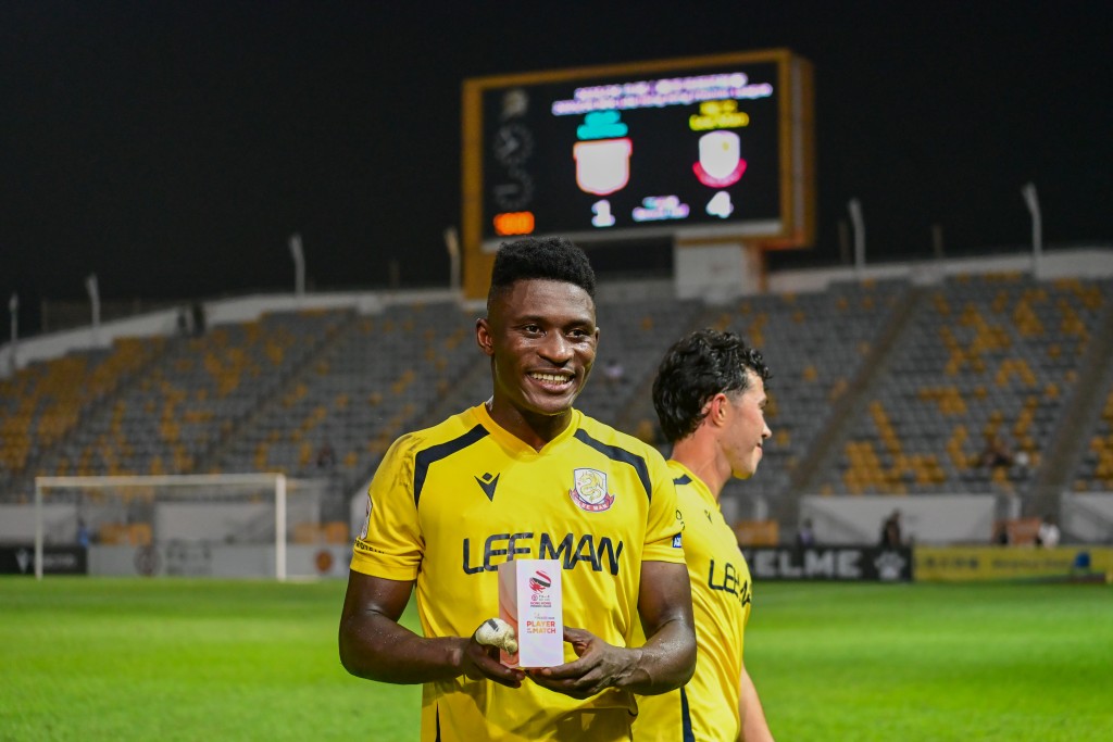 巴科爾今場以1入球2助攻獲選本場最佳球員。攝影：魏國謙