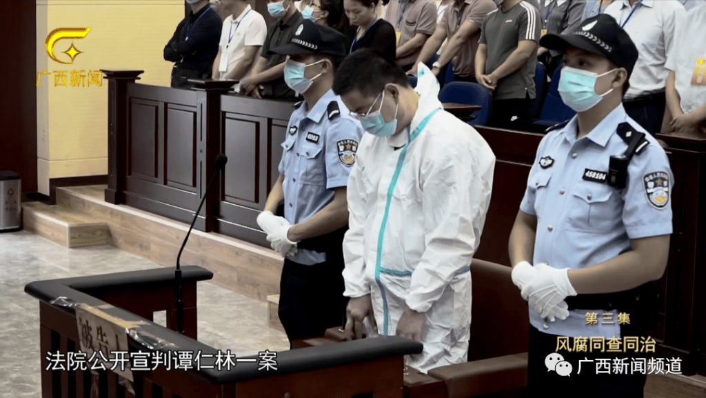 譚仁林因涉嫌嚴重違紀違法問題接受立案審查調查。