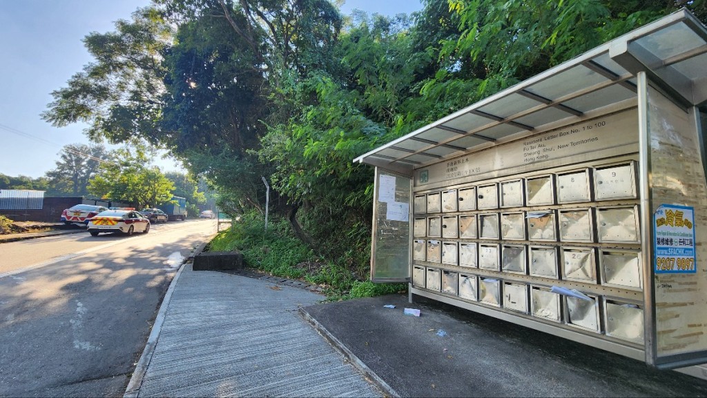 現場為上水虎地坳村附近一處山坡。黃文威攝