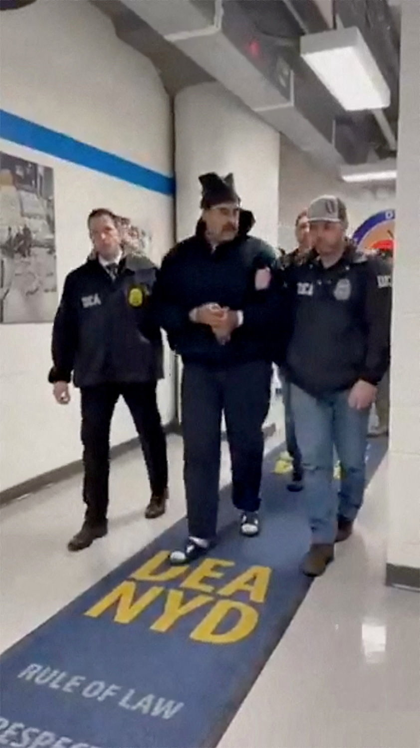 委內瑞拉總統馬杜羅被美軍生擒。路透社