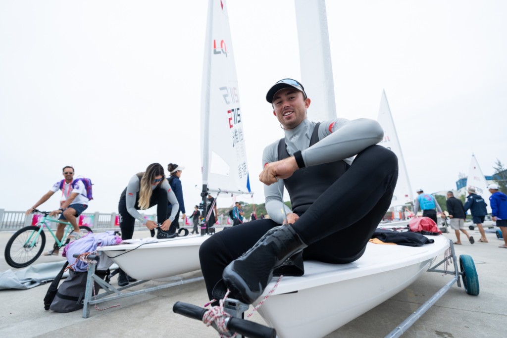 贝俊龙在男子爱尔卡7级勇夺金牌。中国香港帆船运动总会图片 贝俊龙在男子爱尔卡7级勇夺金牌。中国香港帆船运动总会图片