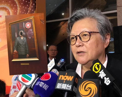 范徐麗泰又指，「不能不接受政府做法就使用暴力」。
