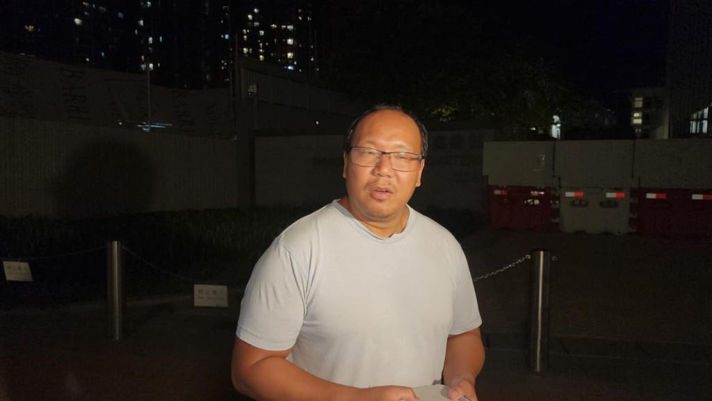 男嬰Danny的父親曾先生。 男嬰Danny的父親曾先生。
