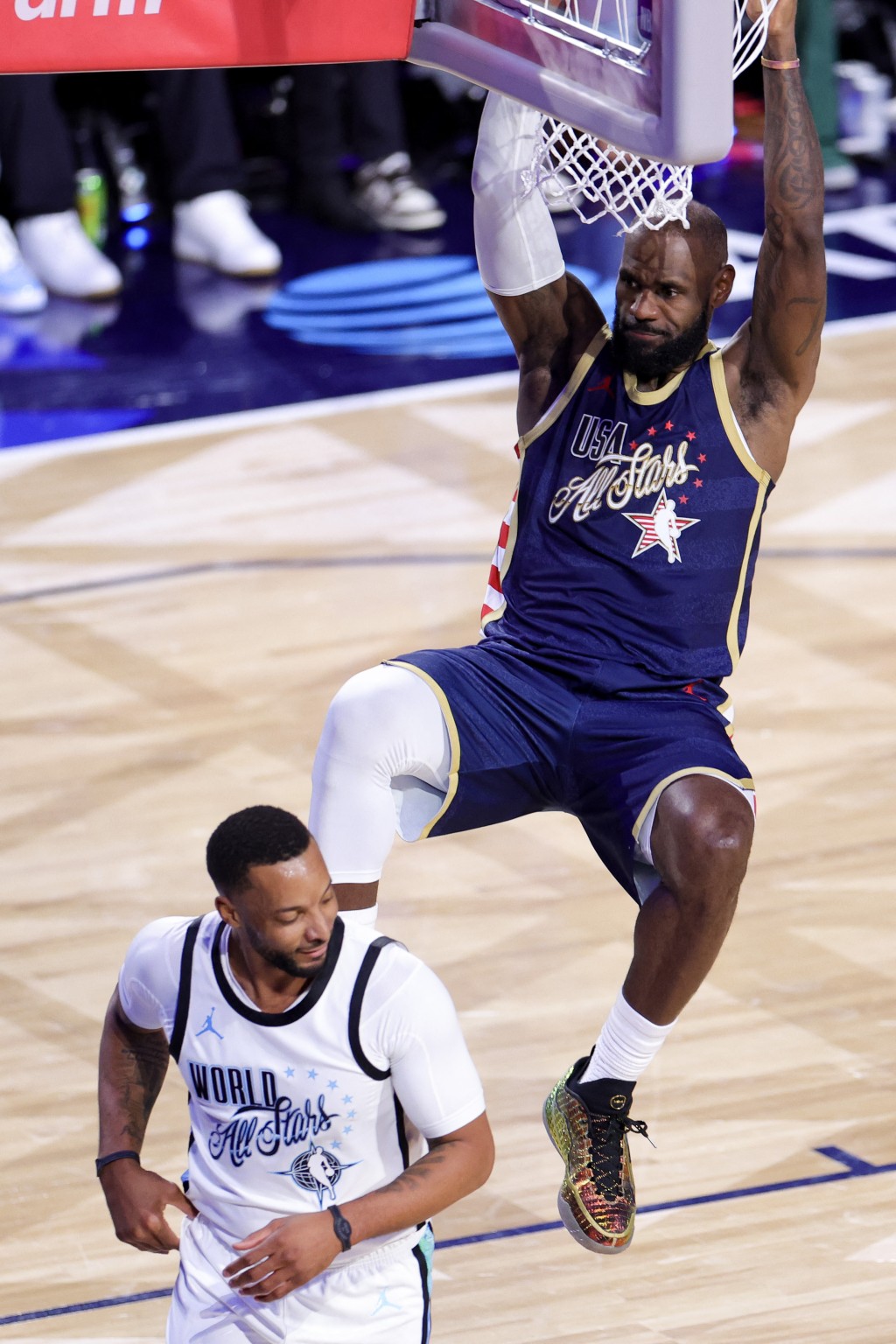 占士出戰生涯第22次全明星賽。AFP