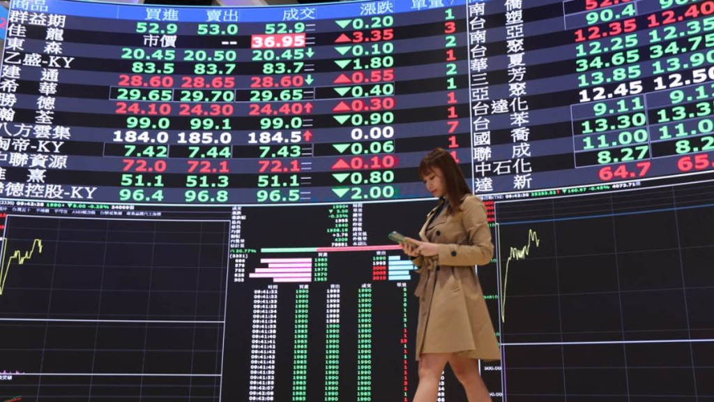 台灣經濟首季增長優於預期，台股創新高。中時