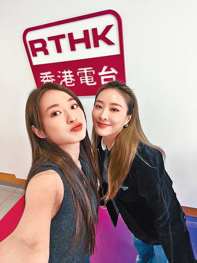 陳瀅（右）、蔡潔分享開騷前的心路歷程。