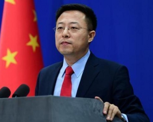 新任外交部发言人赵立坚。网图