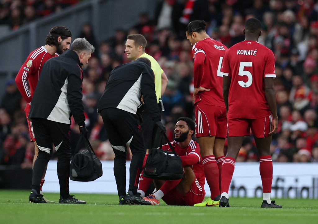 祖高美斯伤出，由沙拿入替。路透社