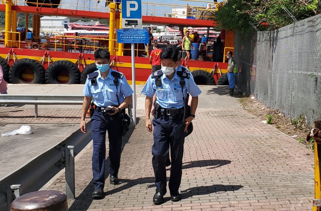 警員到場調查。林思明攝