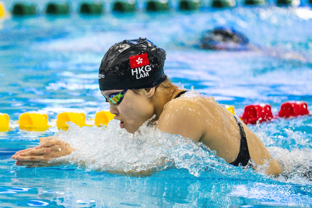 林韵晴在女子200米蛙泳決賽奪金。港協暨奧委會圖片