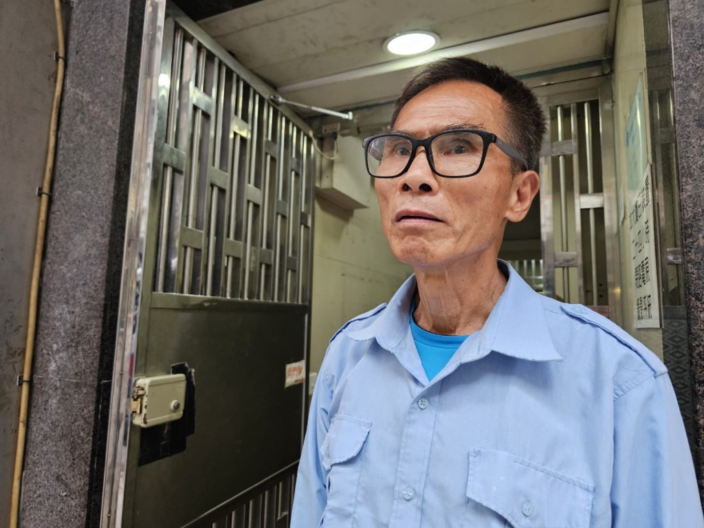 保安胡先生講述女事主求救一刻。