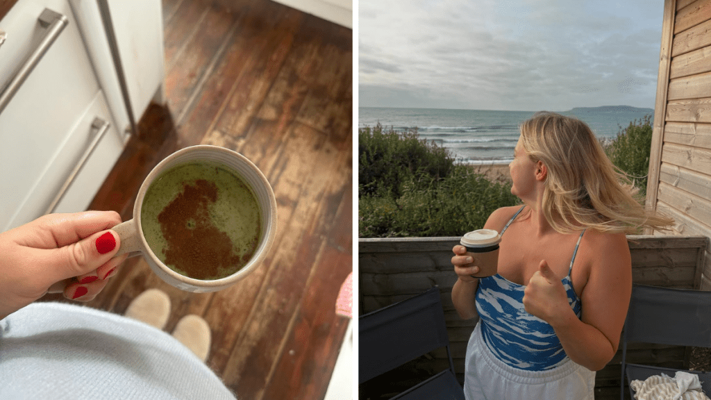 Alice Porter是一位自由記者，喜歡親身嘗試各種健康潮流，早前親身測試連續一星期飲用抹茶，代替每朝早的咖啡。（圖片來源：Alice Porter IG）