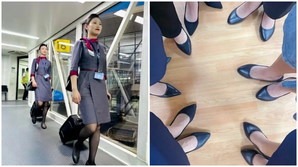 湖南航空開先例,空姐不再穿高跟鞋。