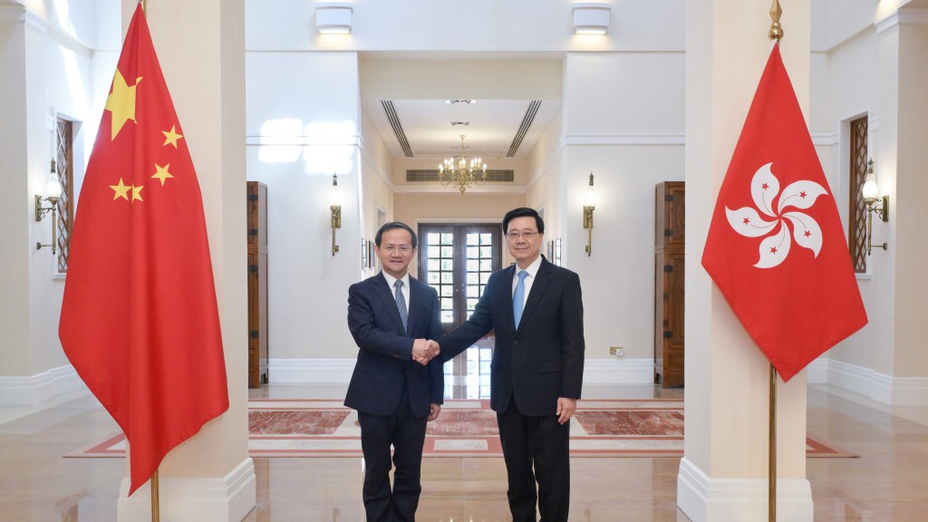 李家超與北京市市長殷勇會面 就深化京港合作交流意見 