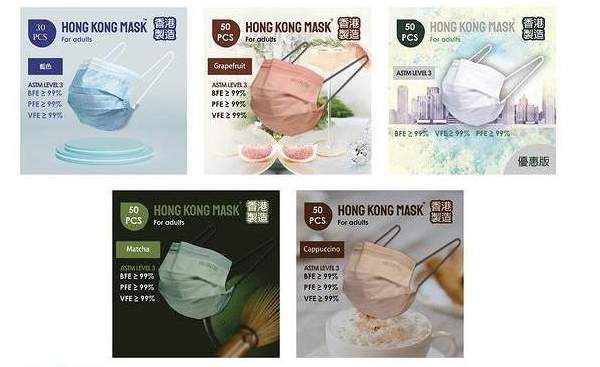 香港口罩工展會特惠套裝/原價$173、折扣價$100。