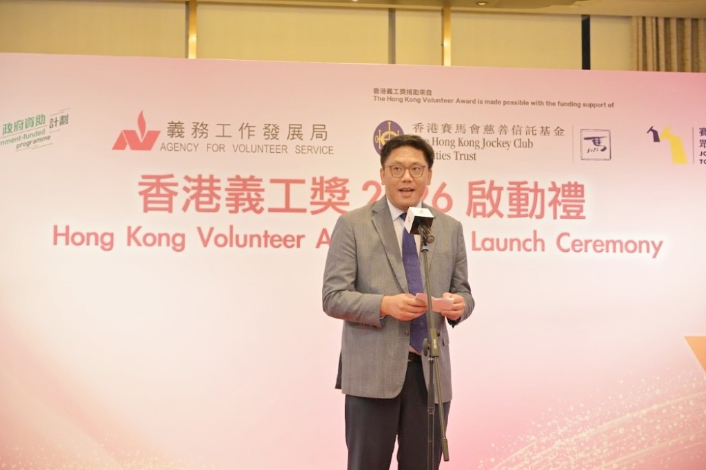 民政及青年事務局副局長梁宏正致辭