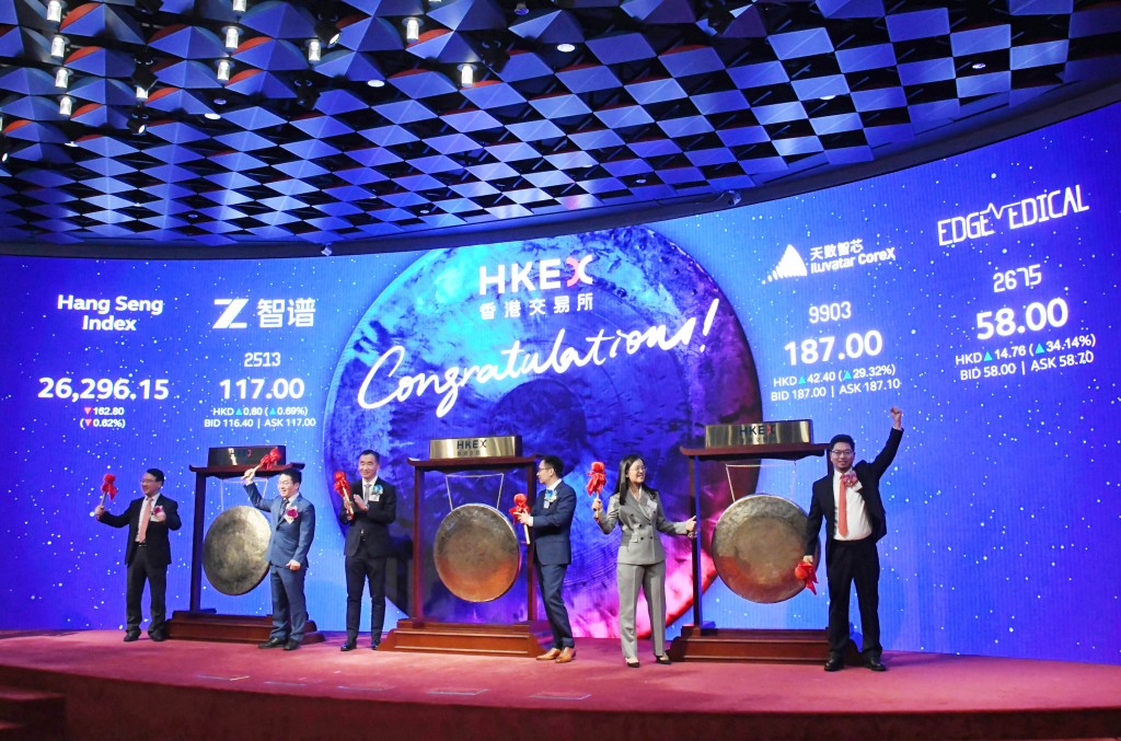 今年初已有20多家公司上市，集資額超過百億港元，另有超過480家企業正在排隊。資料圖片