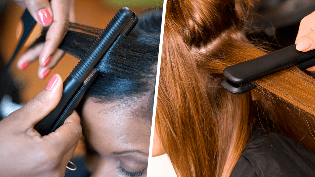 天生曲髮的女生長期為尋找直髮方法而煩惱。FDA