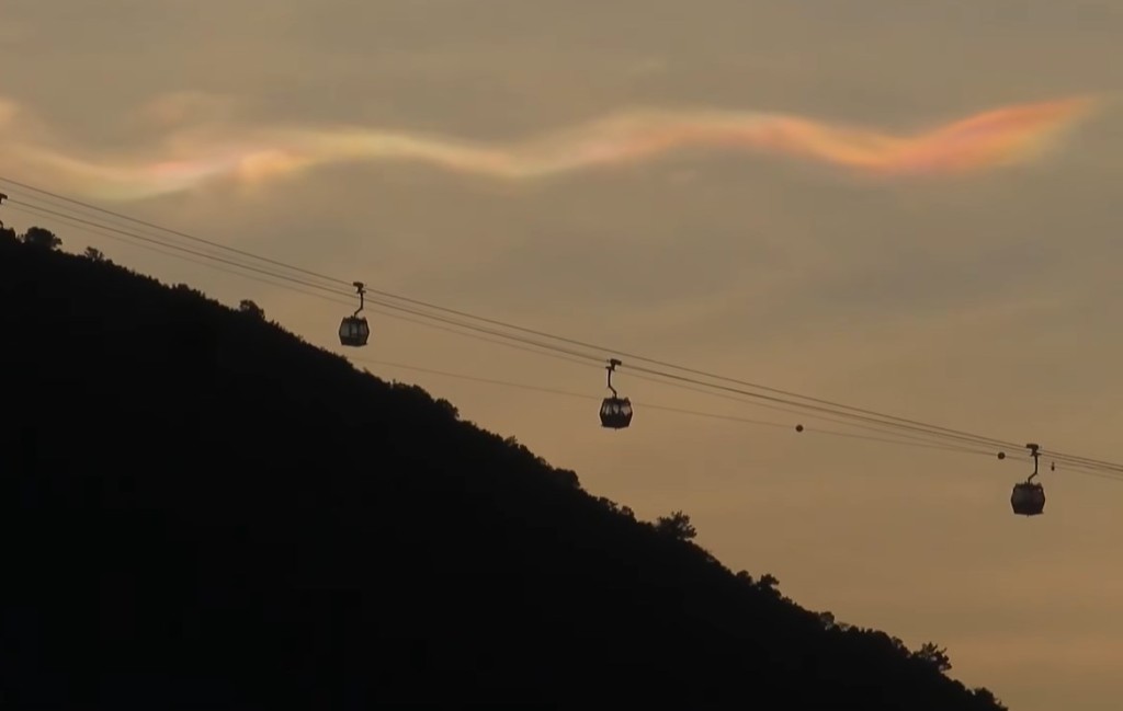 fb「香港天文台 HKO」截圖。攝：Alex Sing / 東涌 / 2025年11月9日 / CWOS