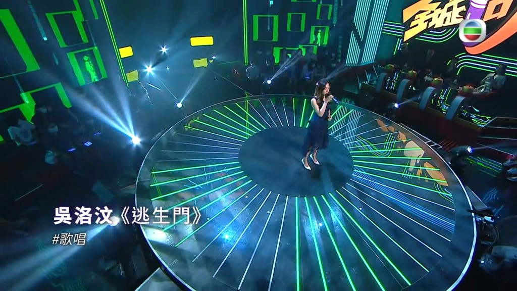 吳洛汶目前是TVB藝員，在《全城一叮》演唱《逃生門》。