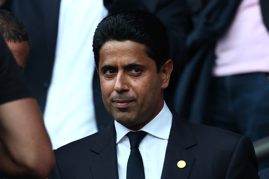 PSG主席艾卡利法，与LVMH集团大公子安东尼阿尔诺关系良好。法新社