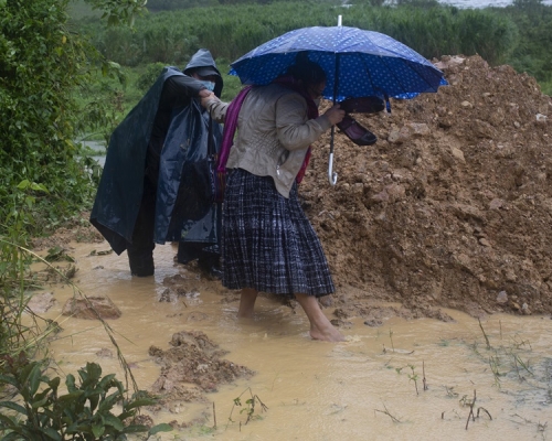 埃塔重创危地马拉。AP