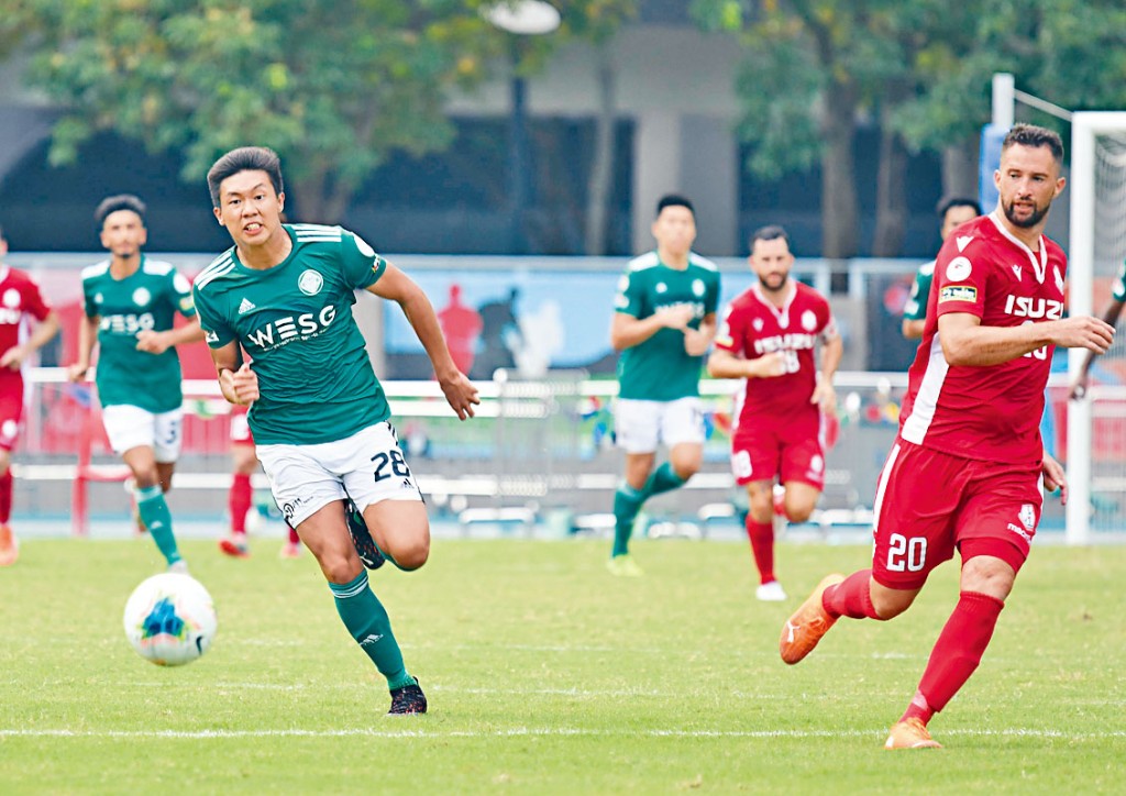 朱偉鈞先開紀錄，助愉園奪復賽第一分。